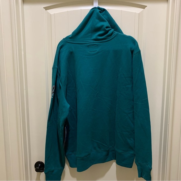 San Antonio Spurs NBA '47 Brand Men's XL Pullover Sweatshirt Hoodie Teal - Picture 2 of 8